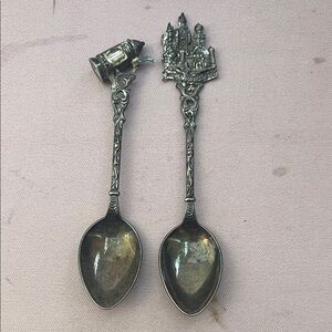 Signed Decorative Silver Plated Spoons from Germany